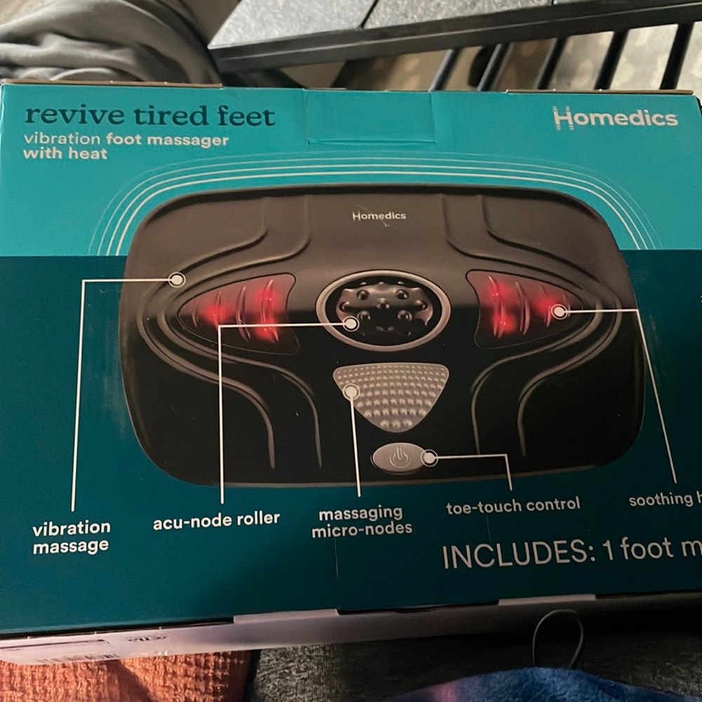 Homedics Vibration foot massager with heat